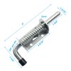 Bivethoi 5 Inch Spring Loaded Latch Bolt Latch Pin Barrel