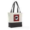 CafePress Bear Buffalo Plaid Cute Canvas Tote Top Zipper Closure