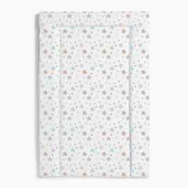 Kinder Valley Baby Changing Mat - Pastel Stars Nappy Mat for Babies, Portable Unisex Changing Pad with Cute Stars Design