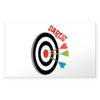 CafePress Darts Sticker Rectangle Bumper Sticker Car Decal