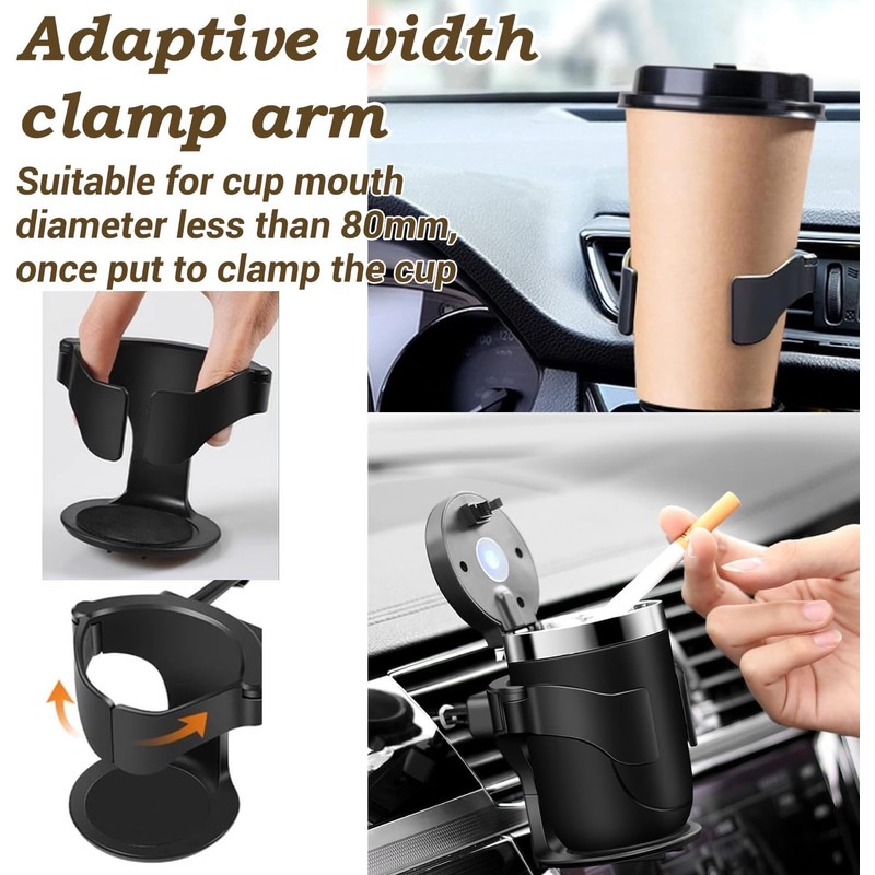 Car Cup Holder, 2-Pack Air Vent Drink Holders, Universal Beverage