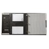 C.R. Gibson Black and Gold Faux Leather Recipe Book With