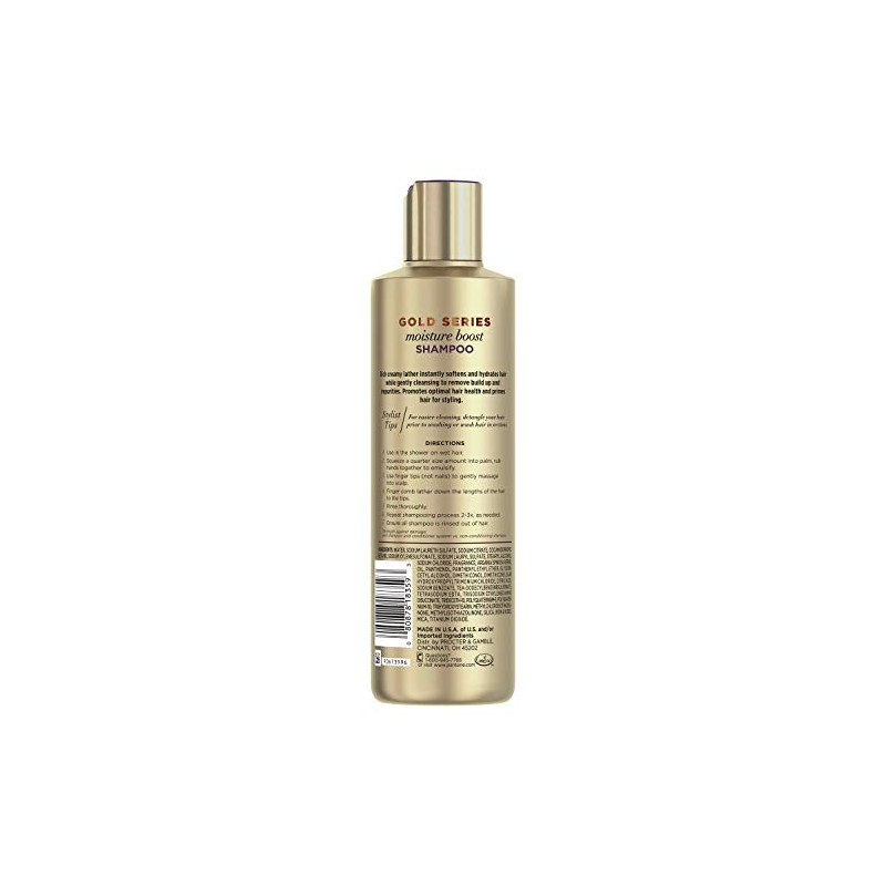 Pantene Pro-V Gold Series Moisture Boost Shampoo, 9.1 fl oz