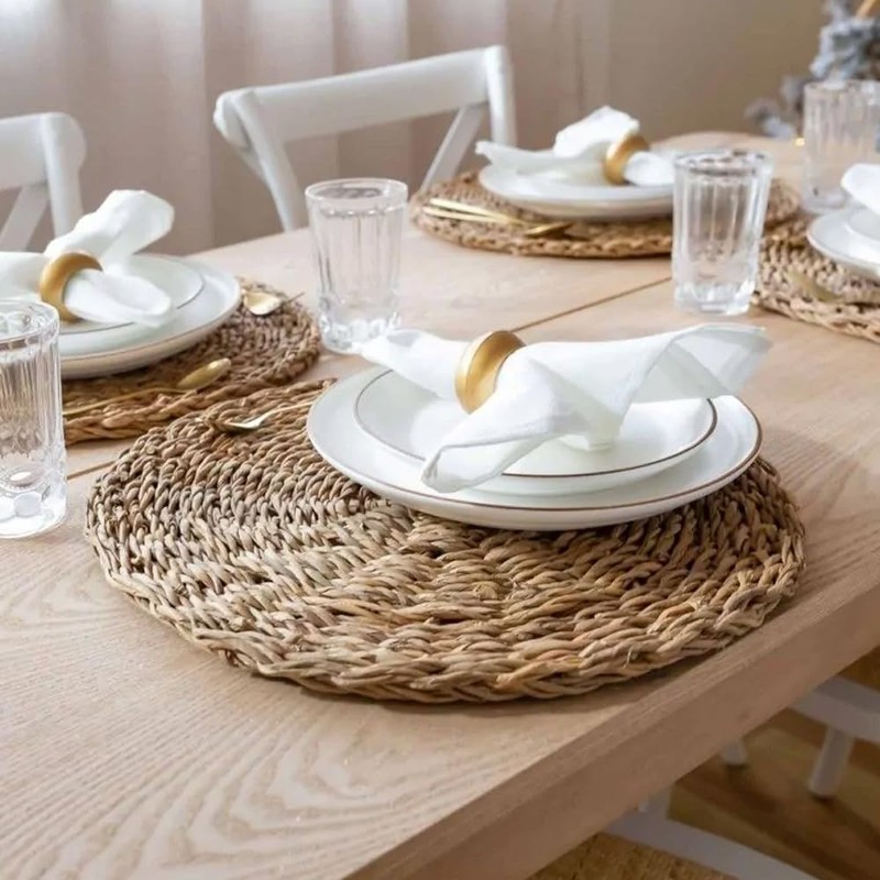 MGE - Water Hyacinth Place Mat Round 30 cm -