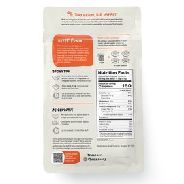 Yolele Fonio African Supergrain Ancient Grains, Precooked Gluten-Free Non GMO Organic Vegan Protein High Fiber Keto Paleo-Friendly Rice Alternative 30 oz (10 oz, 3 Pack)