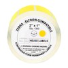 HOUSELABELS 2" x 1" Yellow Barcode Labels on 1" Core