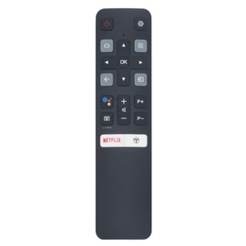 AULCMEET MRC802V New Replacement Voice Universal Remote Control fit for TCL 4K Ultra HD Smart TV 40S6500 50P8M 49S6500 55P8MAG 50P8MAG 65P8M 75P8M 43S6800FS 50P8 55P8M 32S6800