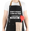 Gifts for Men Women, Funny Saying Apron with 3 Tool