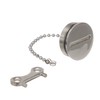 Seachoice Replacement Gas Fill Cap, Cast Stainless Steel