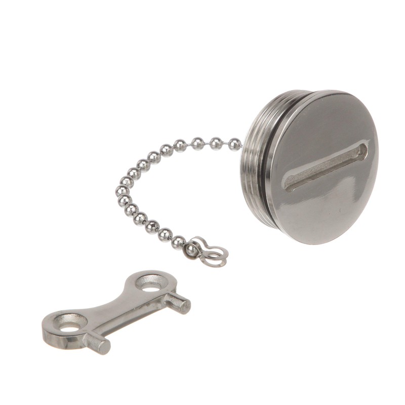 Seachoice Replacement Gas Fill Cap, Cast Stainless Steel