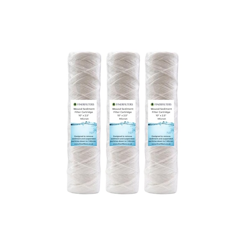 10" Standard Wound String Sediment Water Filter | 5 Micron,