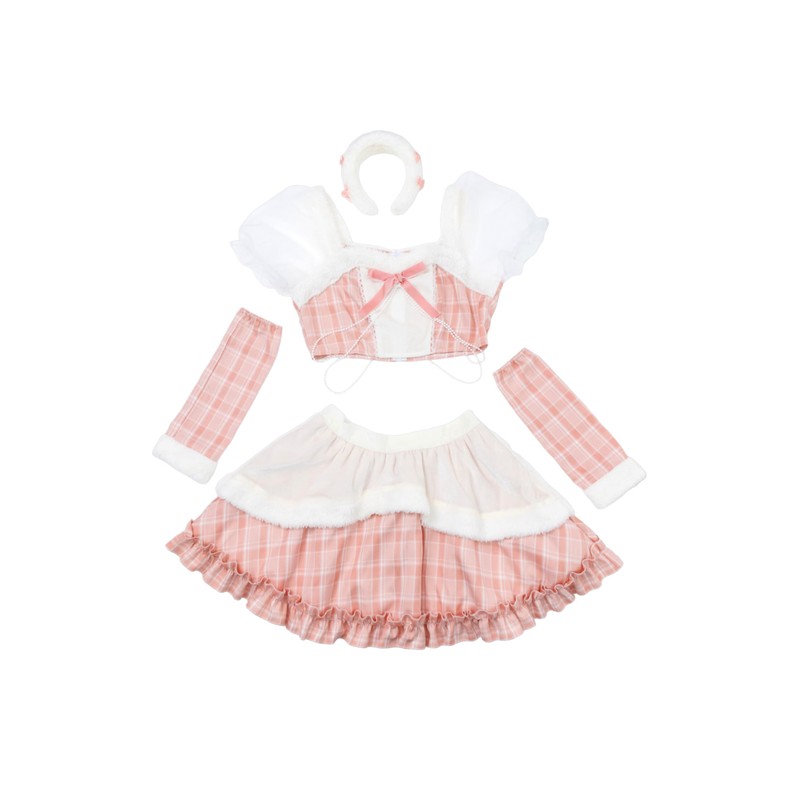 Clearstone Women's Lyrical Palette Cosplay Christmas Twinkle Santa Pink
