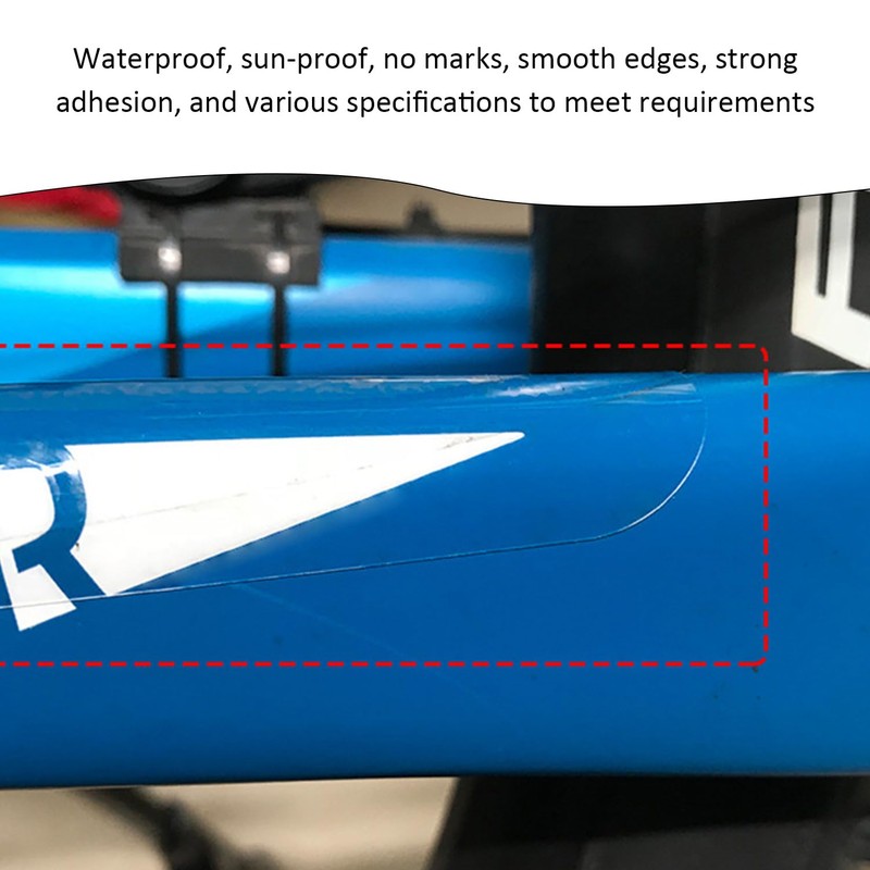 EOWVISN 3 Sets Of Bicycle Frame Protective Film, Bicycle Scratch-Resistant