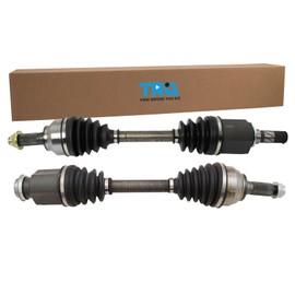 TRQ Front CV Axle Shaft Assembly Set Compatible with 2005-2006 Mazda 3 2006-2008 5