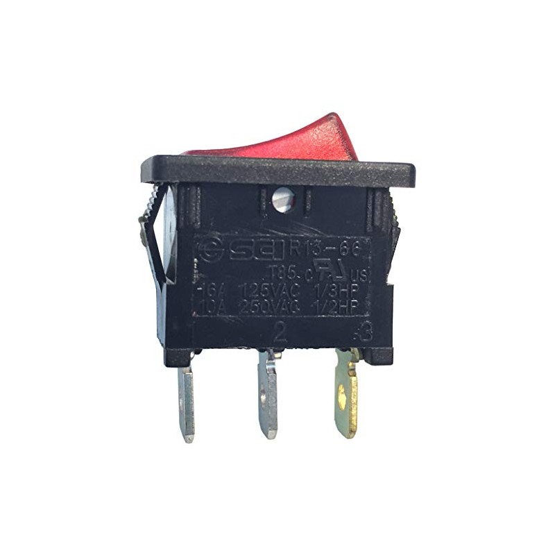 Gardner Bender GSW-48 Electrical Mini-Rocker Switch, SPST, ON-OFF, 13 A/125V