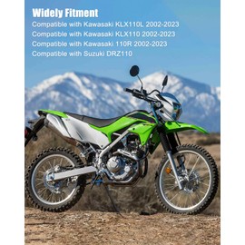 Rear Brake Rod Compatible with Kawasaki KLX110 KLX110L 110R 2002-2023 Suzuki DRZ110, Brake Rod Joint Spring Adjusting Nut