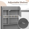 SEGAWE Modern Over The Toilet Space Saver Wooden Storage Cabinet