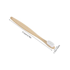 Outanaya 5pcs Portable Manual Toothbrushes for Adults Soft Bristle Round Head Design Lightweight Travel Essential for Sensitive Gums for Go Oral Care