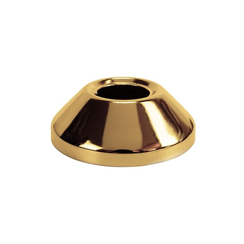 Gold Finished Steel Pipe Cover Collar Cone 3/4" (25mm) 25mm