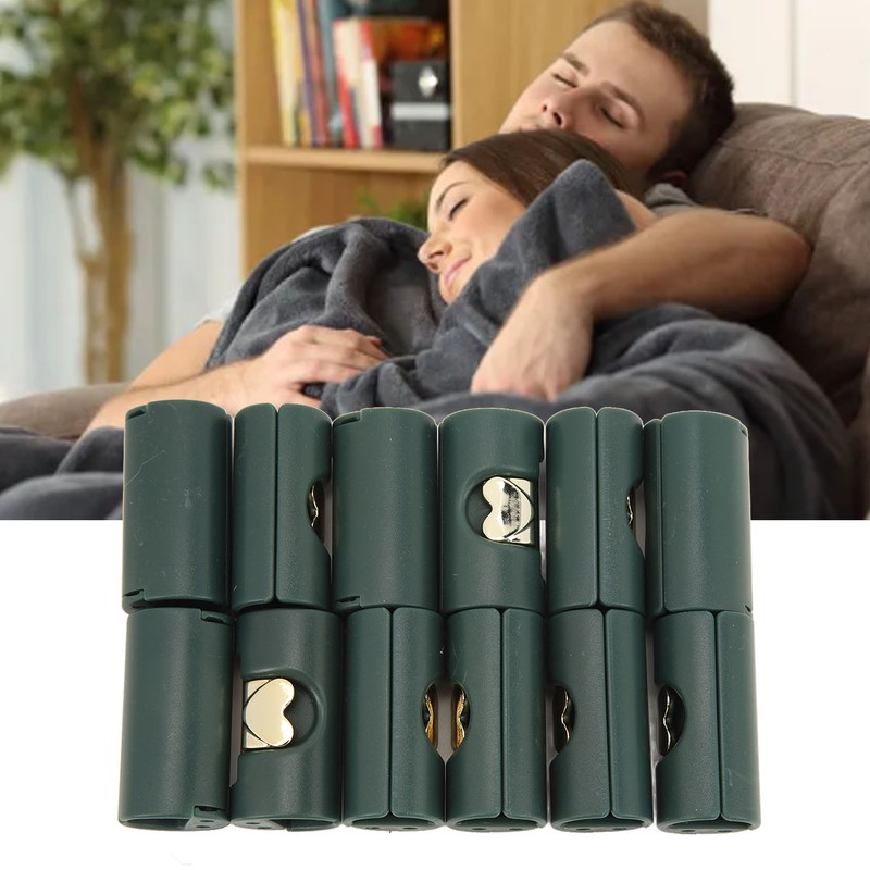 12Pcs Bed Sheet Grippers Adjustable Strong Clamp Force Sturdy ABS