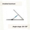 Shinwa Aluminum Sliding Bevel, 18 x 20 Inches, Anodized Aluminum