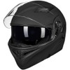 ILM Motorcycle Dual Visor Flip up Modular Full Face Helmet