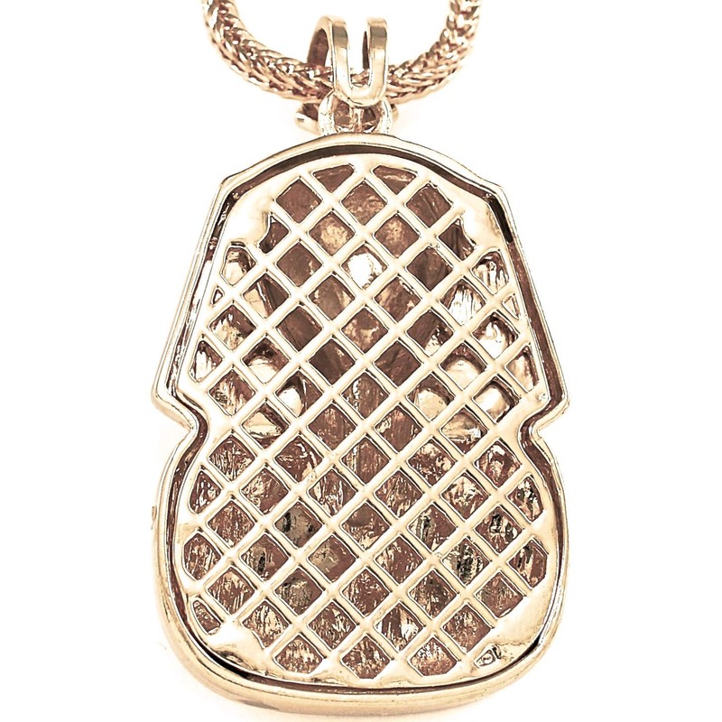 GWOOD Pharaoh Pendant Necklace (GOLD COLOR WITH 30 INCH FRANCO