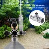 DONGKER Fish Tank CO2 Needle Check Valve,Stainless Steel Microdosing Valve
