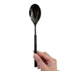 5 Pairs, Premium 18/10 All Black Stainless Steel Spoons and