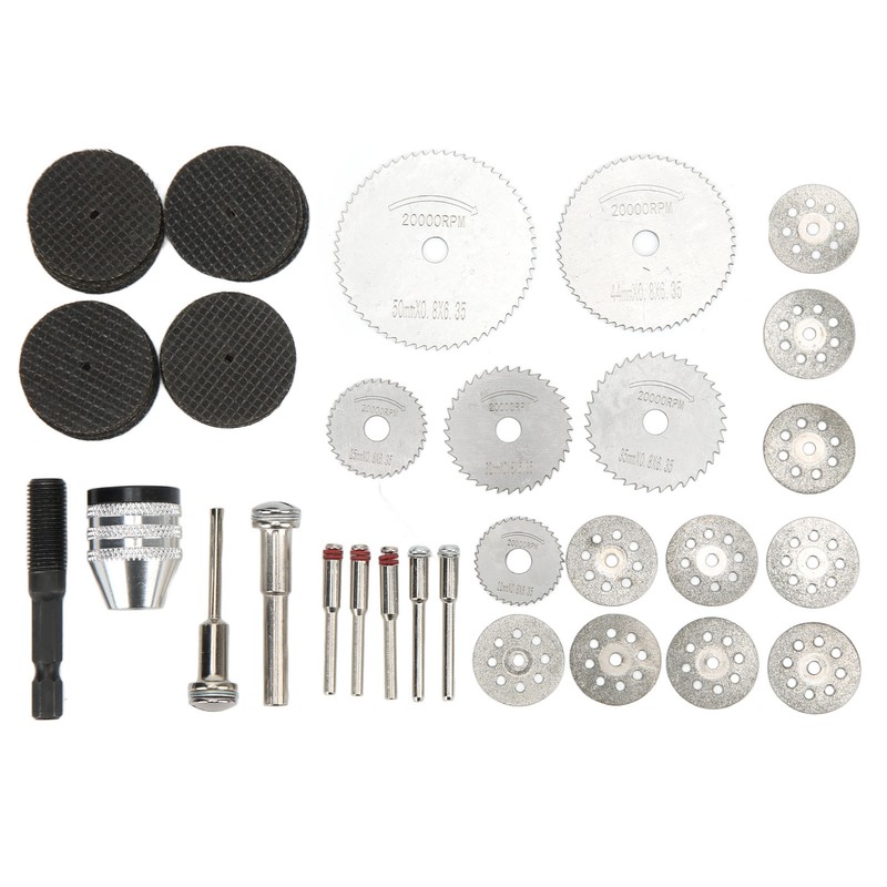 60Pcs Cutting Disc Wheel Cutter Rotary Tool Circular Saw Blade