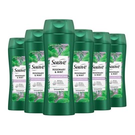 Suave Suave Shampoo To Revitalize Hair Rosemary and Mint Invigorating for Dry Hair,12.6 Fl Oz (Pack of 6)