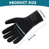 ZONJIE Wetsuit Gloves Diving Gloves Neoprene Double-Layer Thermal Elastic Wrist