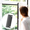 CroBlissful 2 Sets Hinge Leaf for Screen Doors Gray Upper