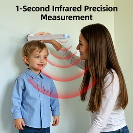 Umimile Portable Height Measurement for Kids- Handheld Cordless Infrared Height Stadiometer Device for Kids and Adults, Digital Height Measurement Tool Scale 240 cm / 94.5 inches (Blue)