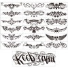 ELANE 19 Sheets Tramp Stamp Temporary Tattoo,Fake Temporary Tramp Stamp