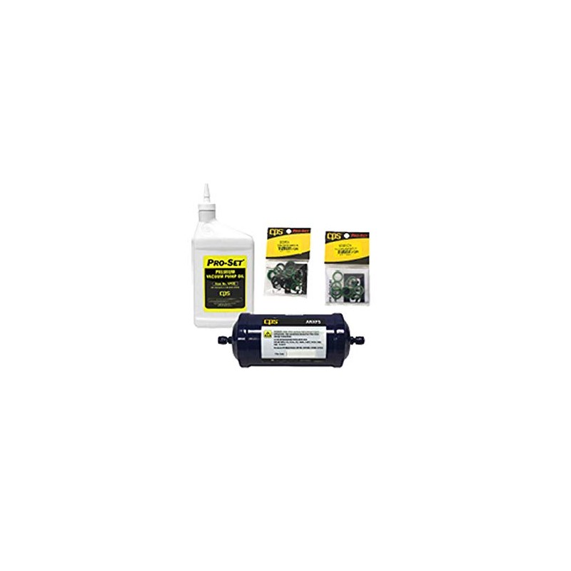 CPS FX3030X1 A/C Maintenance Kit, Filter, Vacuum Pump Oil, Coupler