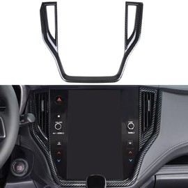 TLIFORT for Subaru Outback 2022 2023 2024 Center Console Navigation Screen Panel Vent Cover Trim,for 2020-2024 Legacy, ABS Carbon Fiber