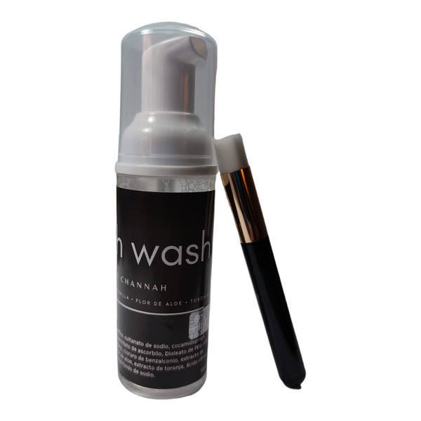 Lash wash Cleanser es un Shampoo limpiador especial para pestañas, extensión de pestañas , pestañas mink, elimina los residuos de maquillaje y suciedad que pueda tener la pestaña! (50ml+ cepillo, lashpack-1)