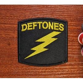 Unbranded Deftones Band Patch Alternative Metal Rock Embroidered Iron On Patch 3x3.5"
