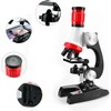 Science Kits for Kids Beginner Microscope with LED 100X 400X