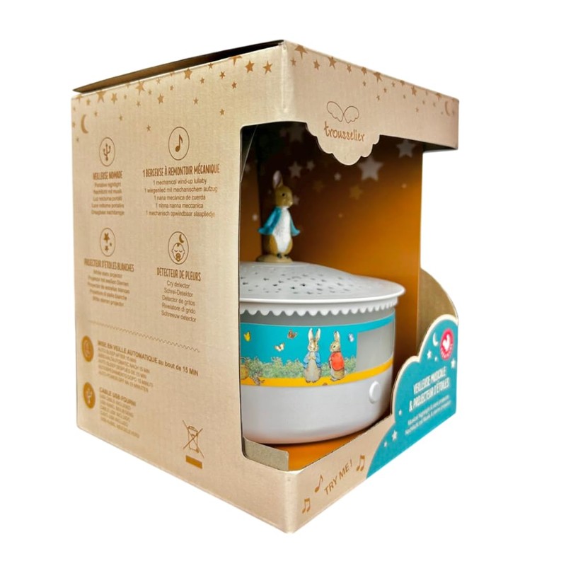 Trousselier - Music Night Light & Starry Sky Peter Rabbit