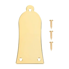 3-Hole Metal Truss Rod Cover Triangle Shape Gold Guitar Replacement Parts Les Paul Compatible Electric Guitar Repair