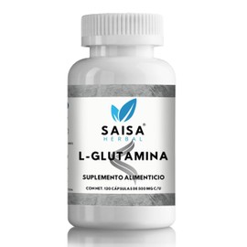 L-Glutamina 100% Puro 120 cápsulas con 500 mg c/u. Calidad premium.