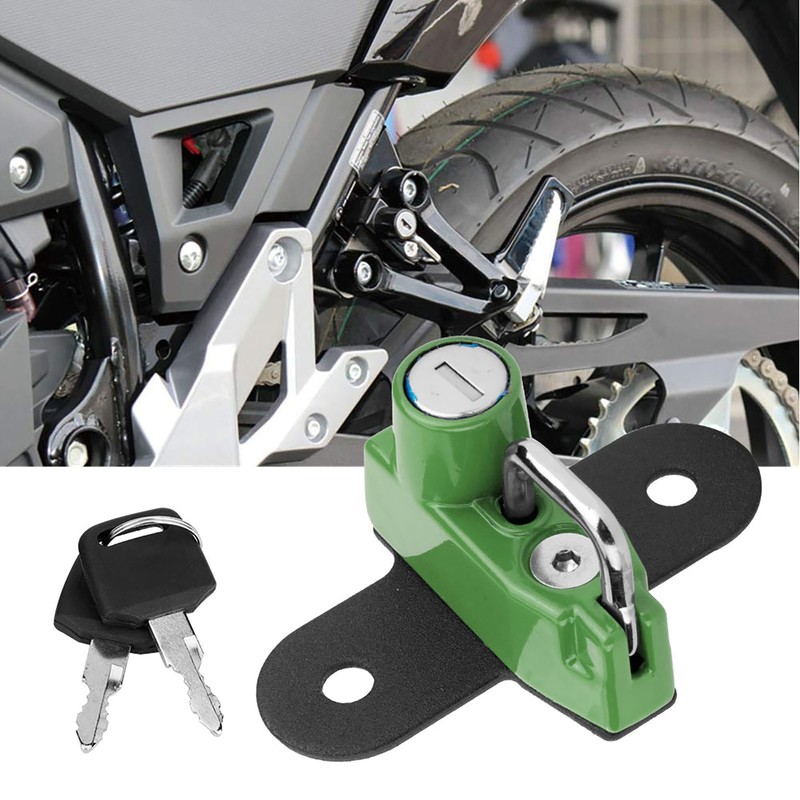 Motorcycle Modification Aluminum Alloy Helmet Lock Mount Hook Fit for