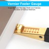 Door Gap Measuring Tool, 1-15mm Fire Door Gap Gauge Checker