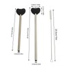 Anti Wrinkle Straw Stainless Steel Lip Line Prevention Straw Reusable