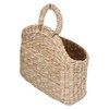 Hanging Basket Seagrass Woven Wall Hanging Storage Basket Organizer for