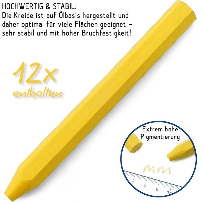 Lyra Professional Marking Chalk with Chalk Holder - Signing Chalk