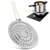 Gas hob Heat Diffuser, Stainless Steel Flame Diffuser Cook Ring