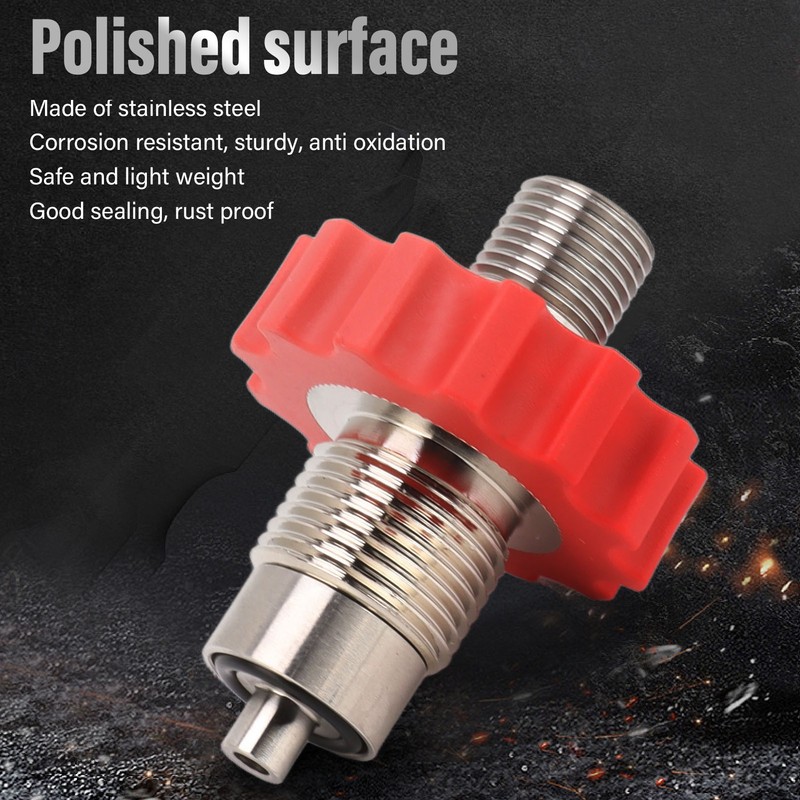 Red Gear CO2 Tank Refill Valve Connector G5/8 to M16